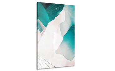 OBRAZ MODERNÍ MODRÁ ABSTRAKCE - ABSTRAKTNÍ OBRAZY - OBRAZY