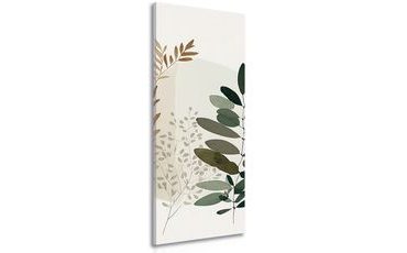 CANVAS PRINT PART OF BOHO PLANTS - PICTURES OF TREES AND LEAVES - PICTURES