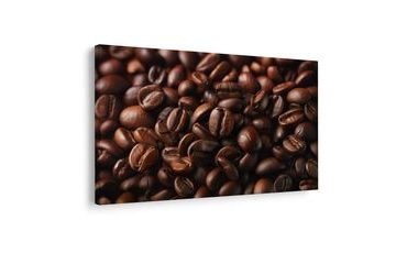 OBRAZ KÁVOVÁ ZRNA V DETAILU - OBRAZY JÍDLA A NÁPOJE - OBRAZY