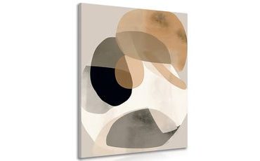 CANVAS PRINT ABSTRACT SHAPES NO2 - PICTURES OF ABSTRACT SHAPES - PICTURES