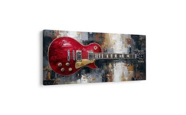 SLIKA CRVENA ELEKTRIČNA GITARA - GLAZBENE SLIKE - SLIKE