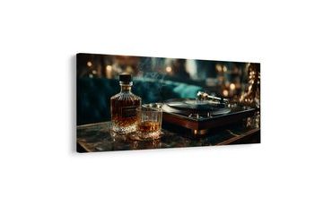 SLIKA OPUŠTANJE UZ VISKI I VINIL - GLAZBENE SLIKE - SLIKE