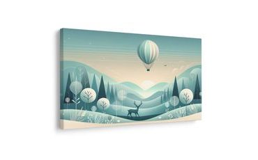 TABLOU CERB SUB BALON - TABLOURI CU CERBI - TABLOURI