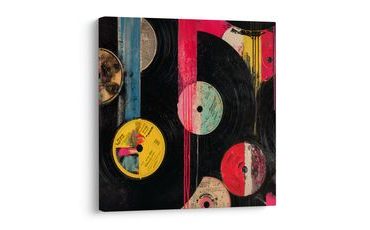 SLIKA FANTAZIJA VINILNIH PLOČA - GLAZBENE SLIKE - SLIKE