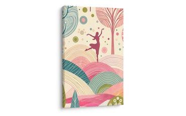 QUADRO SU TELA – DANZA NEL PAESAGGIO - QUADRI DI DONNE - STAMPE E QUADRI
