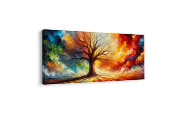 OBRAZ BAREVNÝ STROM ŽIVOTA SNŮ - OBRAZY STROMY ŽIVOTA - OBRAZY