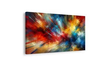OBRAZ EXPLOZE BAREVNÉ ENERGIE - OBRAZY ABSTRAKTNÍ TVARY - OBRAZY