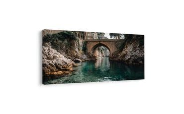 SLIKA POVIJESNI MOST IZNAD RIJEKE - SLIKE GRADOVA - SLIKE