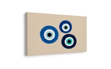 WANDBILD BLAUE SCHUTZAUGEN - WANDBILDER NACH MOTIV - BILDER