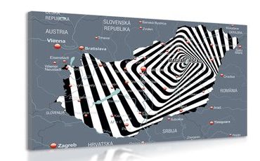 KÉP MODERN KIVITELŰ MAGYARORSZÁG TÉRKÉPE - TÉRKÉPES KÉPEK - KÉPEK