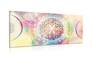 Canvas print Mandala in an interesting design