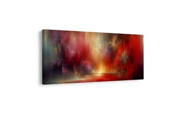 OBRAZ ZÁŘE V OHNIVÉM ABSTRAKTU - ABSTRAKTNÍ OBRAZY - OBRAZY