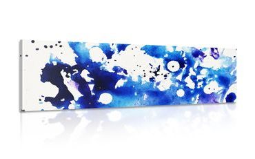 OBRAZ UMĚLECKÁ MODRÁ ABSTRAKCE - ABSTRAKTNÍ OBRAZY - OBRAZY
