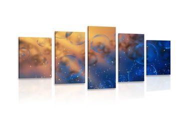 5-DÍLNÝ OBRAZ KOUZELNÉ BUBLINY - ABSTRAKTNÍ OBRAZY - OBRAZY