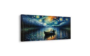 OBRAZ VEČERNÍ KLID NA HLADINĚ - OBRAZY PŘÍRODY A KRAJINY - OBRAZY