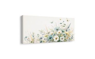 OBRAZ PASTELOVÉ DIVOKÉ KVĚTY - OBRAZY KVĚTŮ - OBRAZY