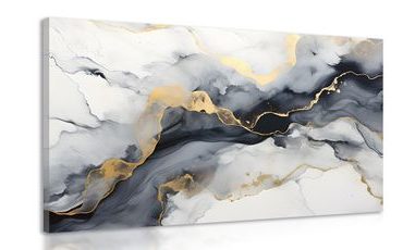 QUADRO SU TELA – MARMO GRIGIO - QUADRI IN MARMO - STAMPE E QUADRI