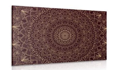 WANDBILD DETAILLIERTES DEKORATIVES MANDALA - BILDER MIT FENG SHUI-MOTIVEN - BILDER