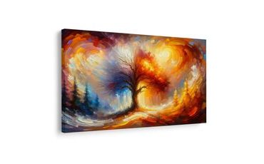 WANDBILD HERBSTLICHER BAUM DES LEBENS IM GLANZ - BILDER BÄUME DES LEBENS - BILDER