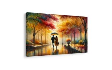 OBRAZ ROMANTIKA V PARKU - OBRAZY LIDÍ - OBRAZY