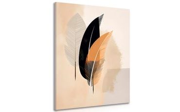 OBRAZ ABSTRAKTNÍ TVARY PEŘÍČKA - OBRAZY ABSTRAKTNÍ TVARY - OBRAZY