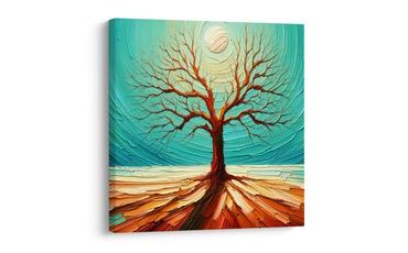 OBRAZ MAJESTÁTNÍ STROM ŽIVOTA V KRAJINĚ - OBRAZY STROMY ŽIVOTA - OBRAZY