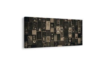 WANDBILD RETRO MUSIKALISCHE DYNAMIK - MUSIKBILDER - BILDER