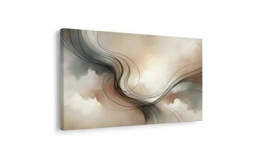 OBRAZ JEMNÉ LINIE V PROSTORU - OBRAZY ABSTRAKTNÍ TVARY - OBRAZY