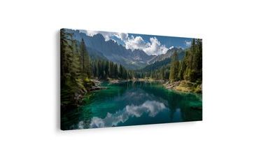 SLIKA PLANINSKO JEZERO U ŠUMI - SLIKE JEZERA - SLIKE