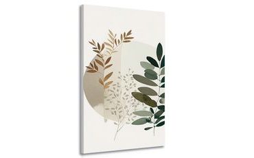 CANVAS PRINT BOHEMIAN PLANTS - PICTURES OF TREES AND LEAVES - PICTURES