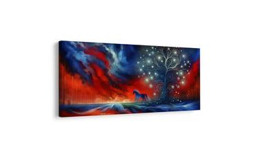 SLIKA ČAROBNO DRVO ŽIVOTA S KONJEM - SLIKE STABLA ŽIVOTA - SLIKE