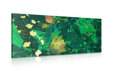 OBRAZ TAJEMSTVÍ DŽUNGLE - OBRAZY KVĚTŮ - OBRAZY