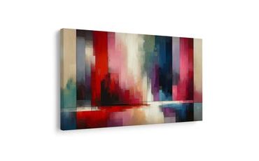 OBRAZ BAREVNÁ HARMONIE V MLZE - OBRAZY ABSTRAKTNÍ TVARY - OBRAZY