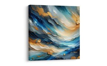 OBRAZ NEBESKÁ ENERGIE - OBRAZY ABSTRAKTNÍ TVARY - OBRAZY
