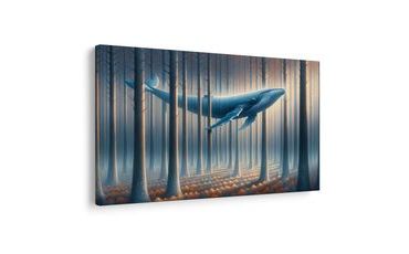 OBRAZ SNOVÁ VELRYBA MEZI KMENY - OBRAZY PODMOŘSKÝ SVĚT - OBRAZY