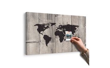 PARAFA KÉP TÉRKÉP FA HÁTTÉREN - PARAFA KÉPEK - KÉPEK