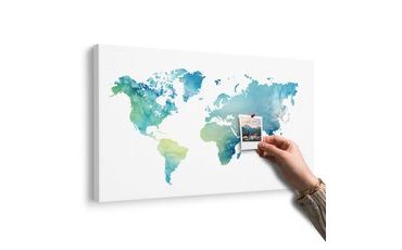 PARAFA KÉP VILÁG TÉRKÉP AKVARELL KIVITELBEN - PARAFA KÉPEK - KÉPEK