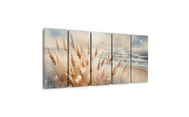 WANDBILD KÜSTEN-PAMPASGRAS - BILDER MEER UND STRAND - BILDER