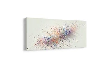 OBRAZ EXPLOZE BAREVNÝCH BUBLIN NA PLÁTNĚ - OBRAZY ABSTRAKTNÍ TVARY - OBRAZY