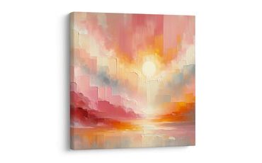 OBRAZ ZŁOTY PORANEK W KOLORACH - OBRAZY WSCHODU I ZACHODU SŁOŃCA - OBRAZY