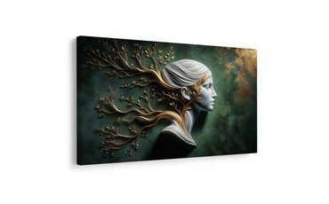 OBRAZ KLIDNÁ BOHYNĚ S VĚTVEMI ŽIVOTA - OBRAZY ŽENY - OBRAZY