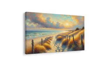 OBRAZ CESTA MEZI DUNAMI K MOŘI - OBRAZY MOŘE A PLÁŽ - OBRAZY