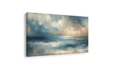 TABLEAU SUR TOILE – HORIZON ABSTRAIT DE L’OCÉAN - PEINTURES ABSTRAITES - TABLEAUX