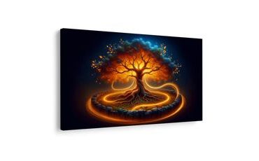 WANDBILD MAGISCHER LEBENSBAUM IM GLANZ - BILDER BÄUME DES LEBENS - BILDER