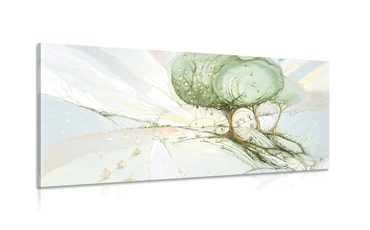 OBRAZ STROMY NA PODZIMNÍM POLI - OBRAZY STROMY ŽIVOTA - OBRAZY