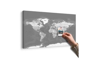 PARAFA KÉP STÍLUSOS VINTAGE FEKETE FEHÉR TÉRKÉP - PARAFA KÉPEK - KÉPEK