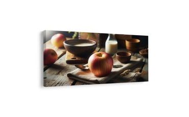 OBRAZ RUSTIKÁLNÍ ZÁTIŠÍ S JABLKEM - PICTURES OF FOOD AND DRINKS - PICTURES