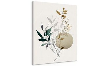 Canvas print plants in boho style