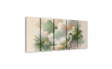 OBRAZ NĚŽNÁ POSTAVA MEZI KVĚTY - PICTURES OF WOMEN - PICTURES