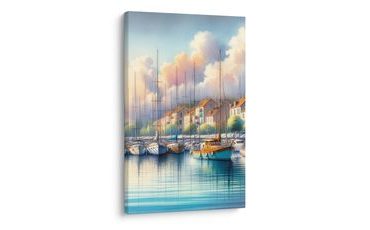 WANDBILD SEGELBOOT IM MORGENLICHT - BILDER MEER UND STRAND - BILDER